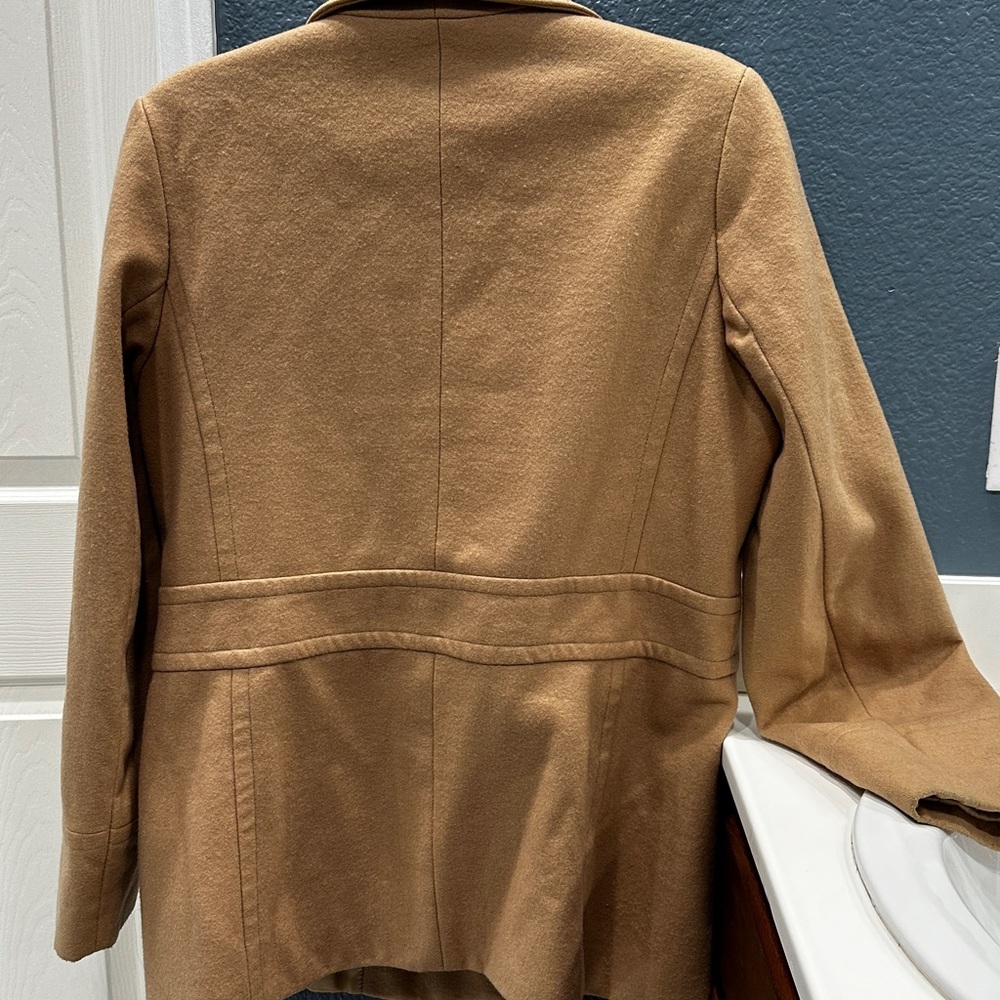New York & Co Pea Coat - size 10 - Camel